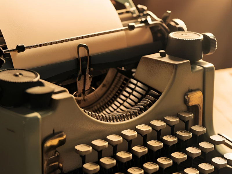 vintage typewriter