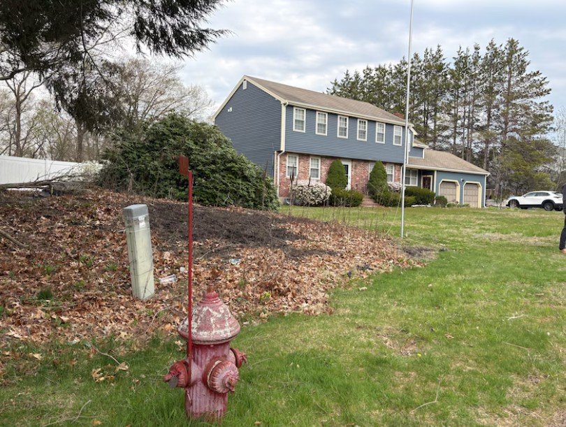 34 Fairview Rd house. View from the point where John OKeefe was discovered deceased in the snow. 