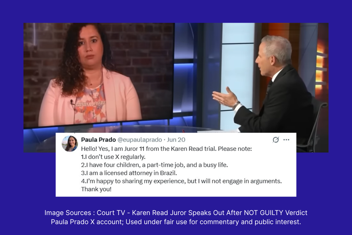 Paula Prado Interview with Vinnie Politan and Her Introductory Tweet
