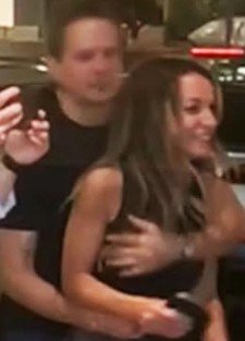 Alan Jackson Grabbing Karen Read's Breast on a hot night out.