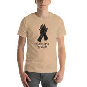 "Forensics At Work" Unisex t-shirt