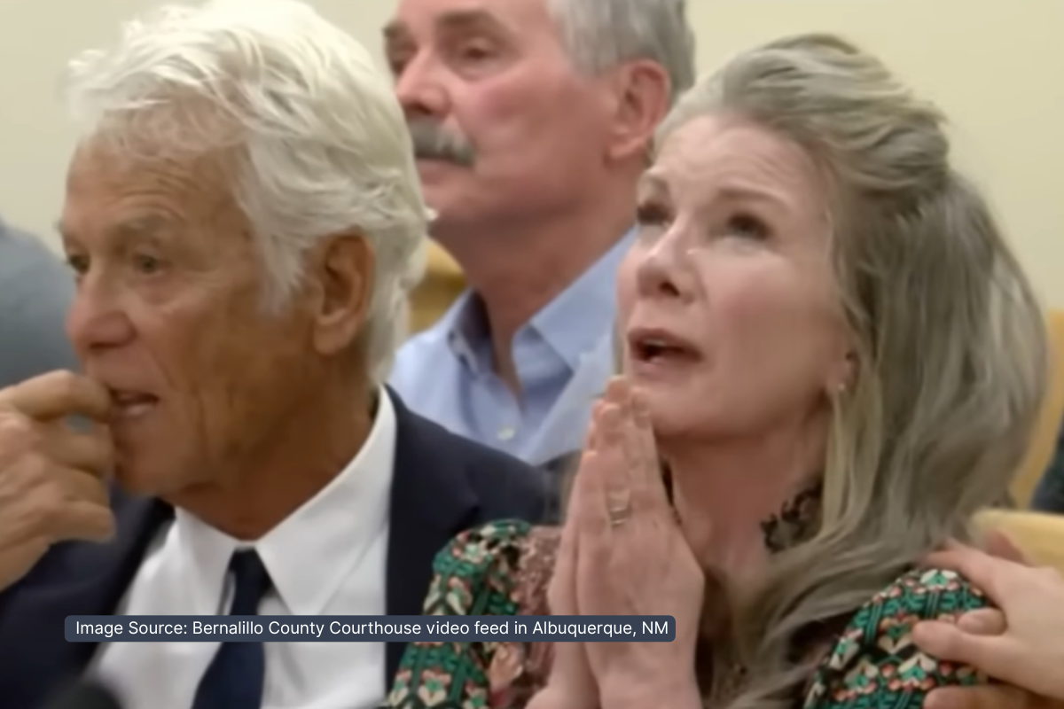 Melissa Gilbert Reaction at Judge's decision. 