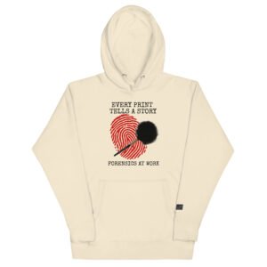 Every Print Tells a Story Forensic Series Unisex Hoodie
