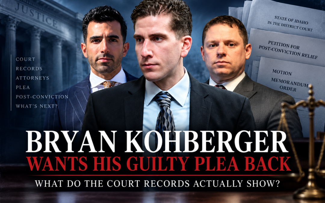 Bryan Kohberger Wants His Guilty Plea Back: What Do the Court Records Actually Show?